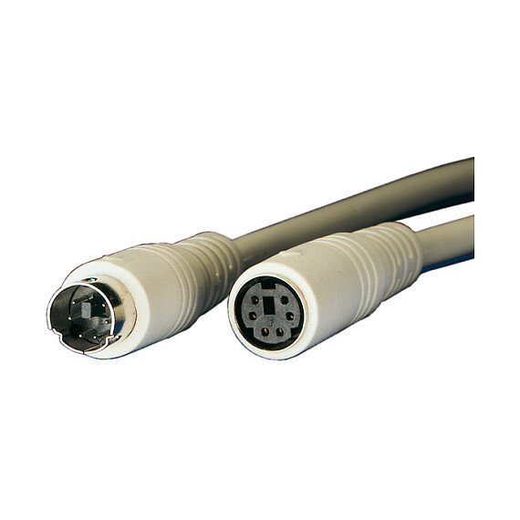 ROLINE Tastatur-Kabel-PS/2 ST/BU, 6 m