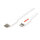 ROLINE USB Sync- & Ladekabel, Typ C / 8pin Connector, wei, 1 m