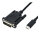 ROLINE USB Typ C - DVI Adapterkabel, ST/ST, 2 m