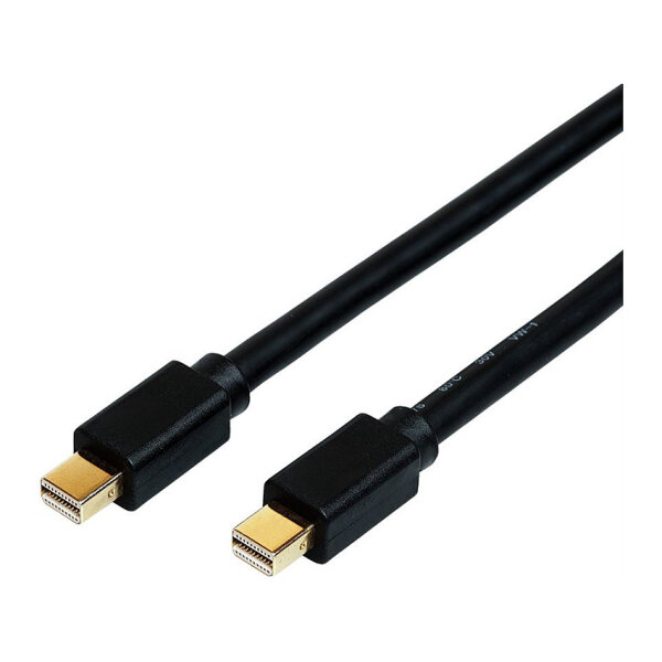 ROLINE Mini DisplayPort Kabel, v1.4, mDP - mDP, ST - ST, schwarz, 2 m