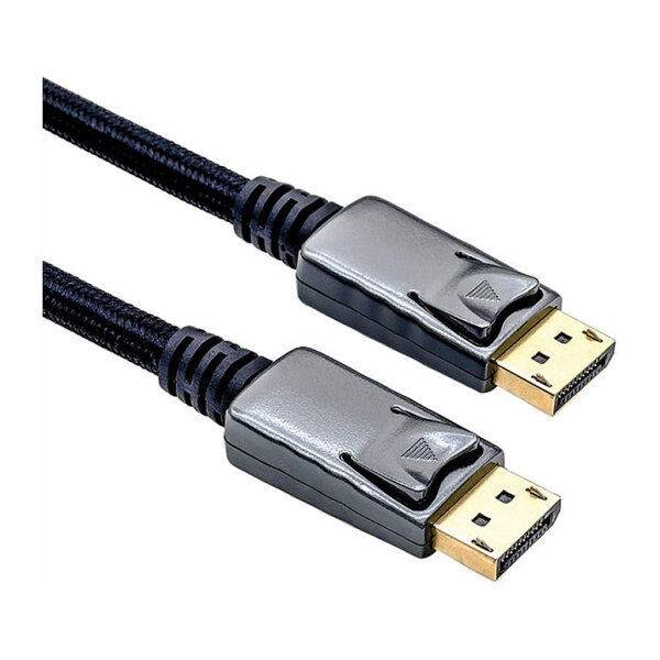 ROLINE DisplayPort Kabel, DP-DP, v1.2, ST - ST, schwarz-metallic, 1,5 m
