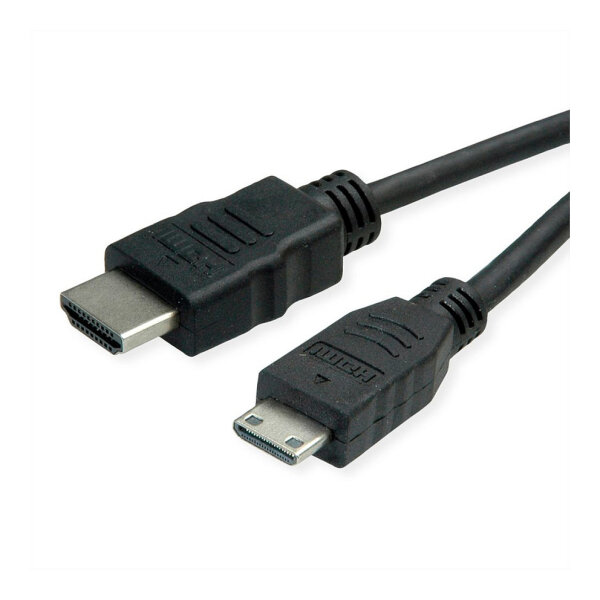 ROLINE GREEN HDMI High Speed Kabel mit Ethernet, HDMI ST - Mini HDMI ST, 2 m