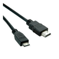 ROLINE GREEN HDMI High Speed Kabel mit Ethernet, HDMI ST - Mini HDMI ST, 2 m