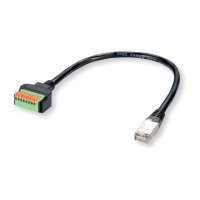 ROLINE Kabeladapter RJ45 Stecker zu Terminalblock,...
