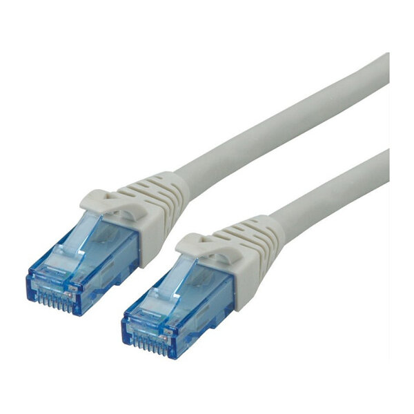 ROLINE Patchkabel Cat.6A UTP, Component Level, LSOH, grau, 10 m