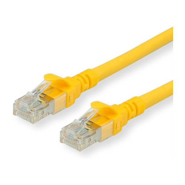 ROLINE Patchkabel Cat.6A UTP, Component Level, LSOH, gelb, 0,5 m