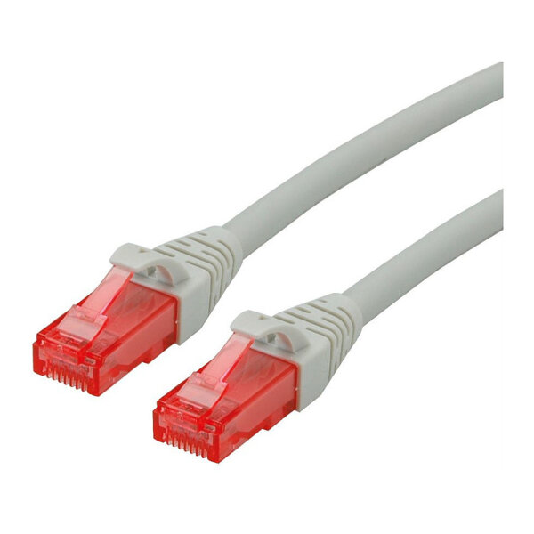ROLINE Patchkabel Cat.6 UTP, Component Level, LSOH, grau, 0,3 m