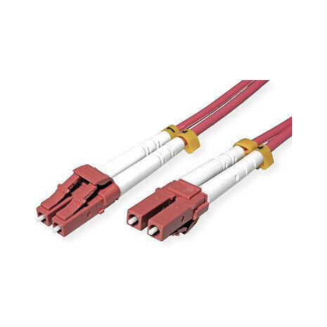 ROLINE LWL-Kabel 50/125m OM4, LC/LC, stahlarmiert, LSOH, violett, 20 m