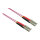 ROLINE LWL-Kabel duplex 50/125m OM4, LSH/LSH, LSOH, violett, 7,5 m