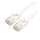ROLINE GREEN UTP Patchkabel Cat.6A (Class EA), LSOH, slim, wei, 0,5 m