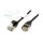 ROLINE GREEN U/FTP Patchkabel Cat.6A (Class EA), LSOH, slim, schwarz, 0,15 m