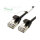 ROLINE GREEN U/FTP Patchkabel Cat.6A (Class EA), LSOH, slim, schwarz, 0,15 m