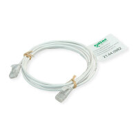 ROLINE GREEN UTP Patchkabel Cat.6A (Class EA), LSOH, slim, gelb, 5 m