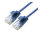 ROLINE GREEN UTP Patchkabel Cat.6A (Class EA), LSOH, slim, blau, 0,5 m