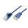 ROLINE GREEN UTP Patchkabel Cat.6A (Class EA), LSOH, slim, blau, 0,5 m