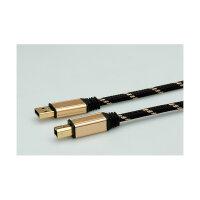 ROLINE GOLD USB 2.0 Kabel Typ A-B 3,0m