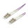 ROLINE LWL-Kabel 50/125um OM4 LC/LC Low-Loss-Stecker violett 3m