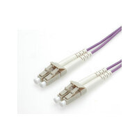 ROLINE LWL-Kabel 50/125um OM4 LC/LC Low-Loss-Stecker violett 5m