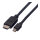 ROLINE Mini DisplayPort Kabel, Mini DP-HDTV, ST/ST, schwarz, 1,5 m