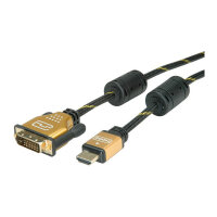 ROLINE GOLD Monitorkabel DVI (24+1) - HDMI, ST/ST, 2 m