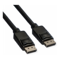 ROLINE DisplayPort Kabel, DP-DP, v1.2, ST - ST, TPE, schwarz, 1,5 m