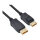 ROLINE DisplayPort Kabel, v2.1, 10K, DP ST - ST, schwarz, 1,5 m