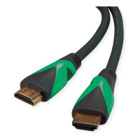 ROLINE GREEN ATC 8K HDMI Ultra HD Kabel mit Ethernet, ST/ST, schwarz, 2 m