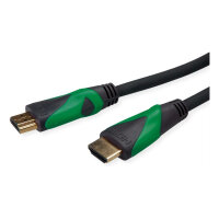 ROLINE GREEN ATC 8K HDMI Ultra HD Kabel mit Ethernet, ST/ST, schwarz, 2 m