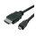 ROLINE GREEN HDMI High Speed Kabel mit Ethernet, HDMI ST - Micro HDMI ST, 2 m