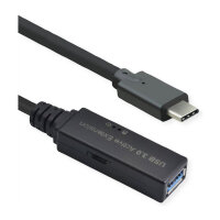 ROLINE USB 3.2 Gen 1 Aktives Repeater Kabel, Typ A - C,...