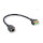 ROLINE Kabeladapter RJ45 Buchse zu Terminalblock, (Drucktasten), 30 cm