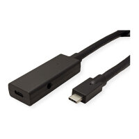 ROLINE USB 3.2 Gen 2 Repeater Kabel, C-C, ST/BU, 5 m