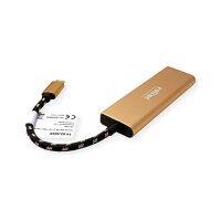 ROLINE GOLD USB 3.2 Gen 1 Hub, 4fach, Typ C Anschlusskabel