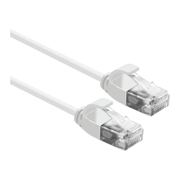 ROLINE UTP DataCenter Patchkabel Cat.6A (Class EA), LSOH, slim, wei, 5 m