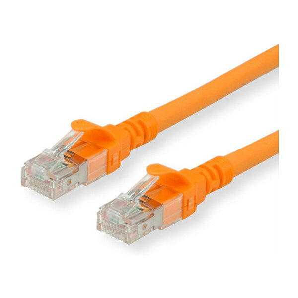 ROLINE Patchkabel Cat.6 S/FTP (PiMF), Component Level, LSOH, orange, 0,5 m