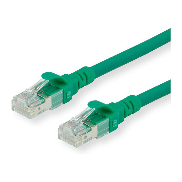 ROLINE Patchkabel Cat.6A S/FTP (PiMF), Component Level, LSOH, grn, 0,3 m