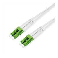 ROLINE LWL-Kabel Duplex, 9/125m OS2, LC-APC/LC-APC, stahlarmiert, LSOH, wei, 5 m