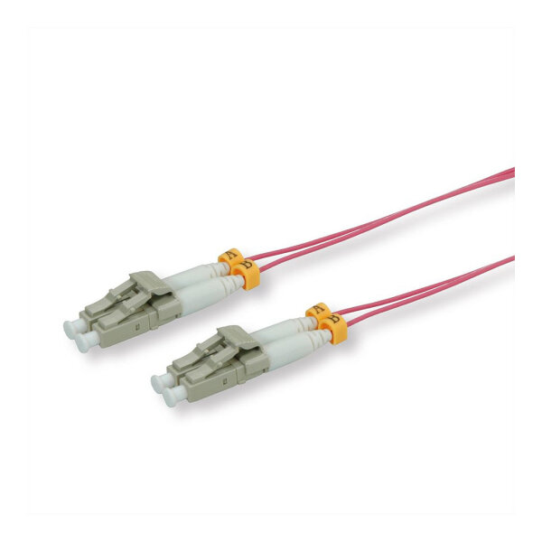 ROLINE LWL-Kabel SLIM 50/125m OM4, LSOH, LC/LC, violett, 7 m
