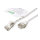 ROLINE GREEN U/FTP Patchkabel Cat.6A (Class EA), LSOH, slim, wei, 3 m