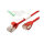 ROLINE GREEN U/FTP Patchkabel Cat.6A (Class EA), LSOH, slim, rot, 1 m