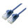 ROLINE GREEN UTP Patchkabel Cat.6A (Class EA), LSOH, slim, blau, 1,5 m