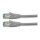 ROLINE RM Patchkabel Cat.6A S/FTP (PiMF), grau, 0,3 m