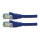 ROLINE RM Patchkabel Cat.6A S/FTP (PiMF), blau, 0,3 m