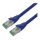 ROLINE RM Patchkabel Cat.6A S/FTP (PiMF), blau, 0,3 m