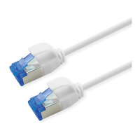 ROLINE Patchkabel Cat.6A (Class EA) S/FTP (PiMF), LSOH, PoE, wei, 3 m