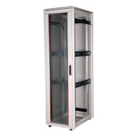 ROLINE 19-Zoll Netzwerkschrank Pro 42 HE, 600x800 BxT Glastr grau