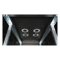 ROLINE 19-Zoll Serverschrank Basic 42 HE, 800x1000 BxT perforiert schwarz