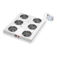ROLINE 19-Zoll Dachlftereinheit 6 Lfter, Thermostat fr...