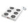 ROLINE 19-Zoll Dachlftereinheit 6 Lfter, Thermostat fr Serverschrank grau
