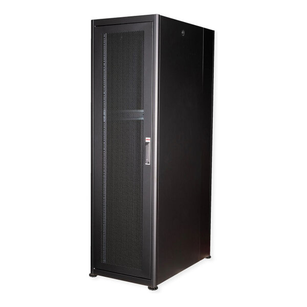 ROLINE 19-Zoll Serverschrank Basic 42 HE, 600x1000 BxT perforiert schwarz